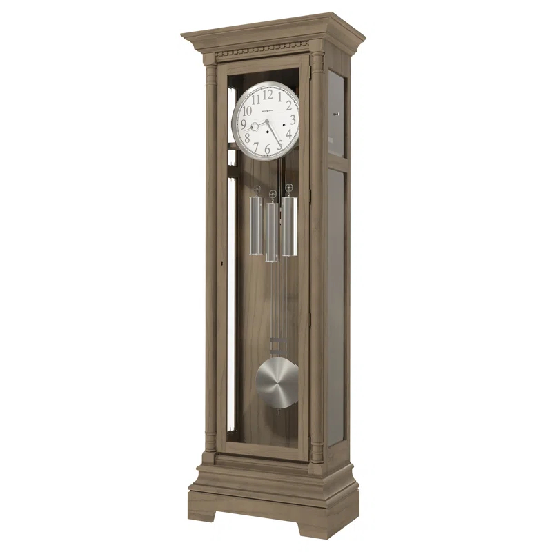 Howard Miller® Scott 80.25'' H Oak Solid Wood Grandfather Clock