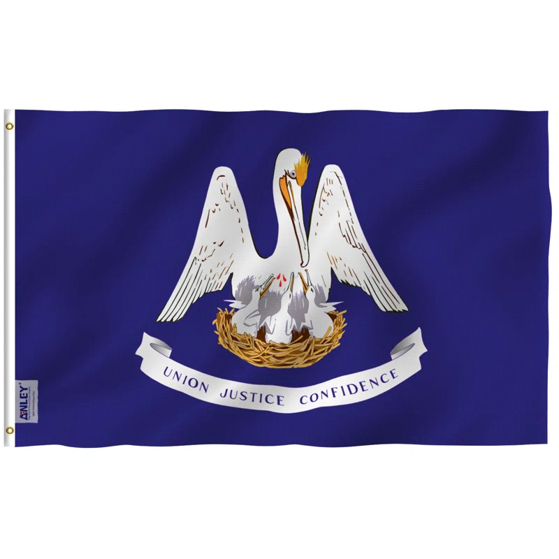 ANLEY Louisiana State Flag 2-Sided 36 x 60 in. House Flag