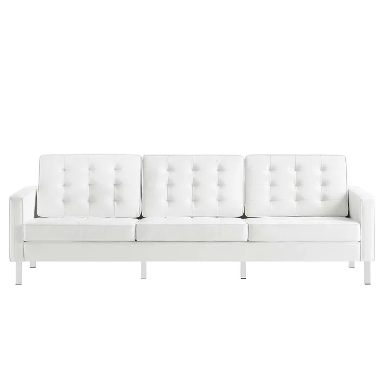 Modway Loft Tufted Vegan Leather Sofa by Modway