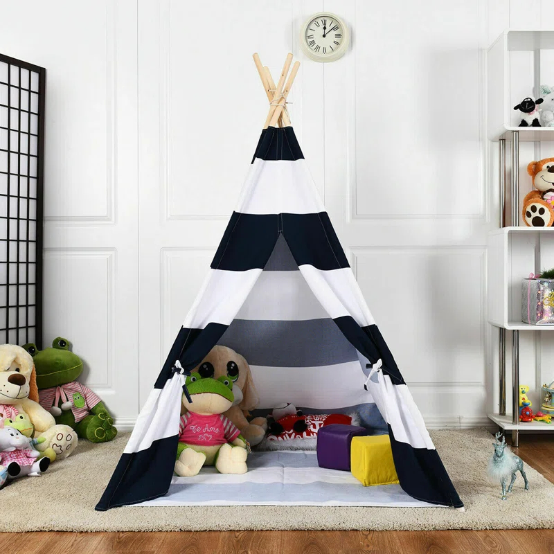 Costway Costway 47'' W x 47'' D Indoor / Outdoor Triangular Play Tent