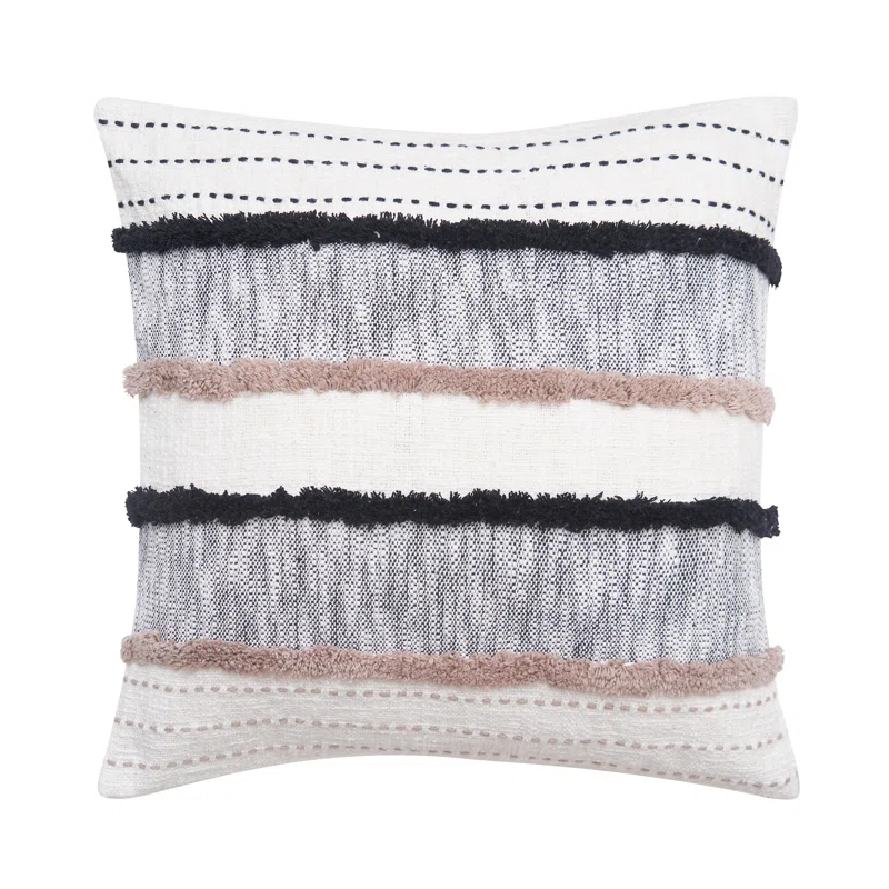 Benn Tufted Woven Decorative Throw Pillow