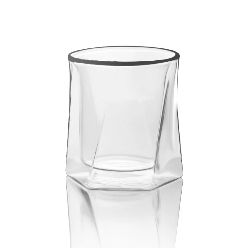 Lemonsoda Lemonsoda Double Wall Hexagon Whiskey Glasses