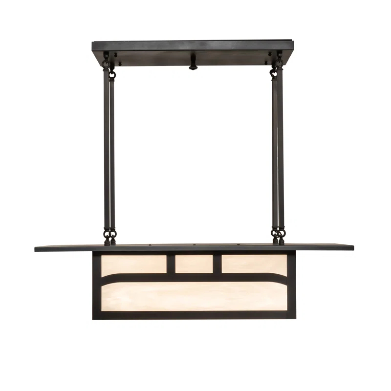 4 - Light Kitchen Island Linear Chandelier