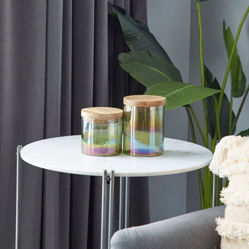 Wood Decorative Urns & Jars