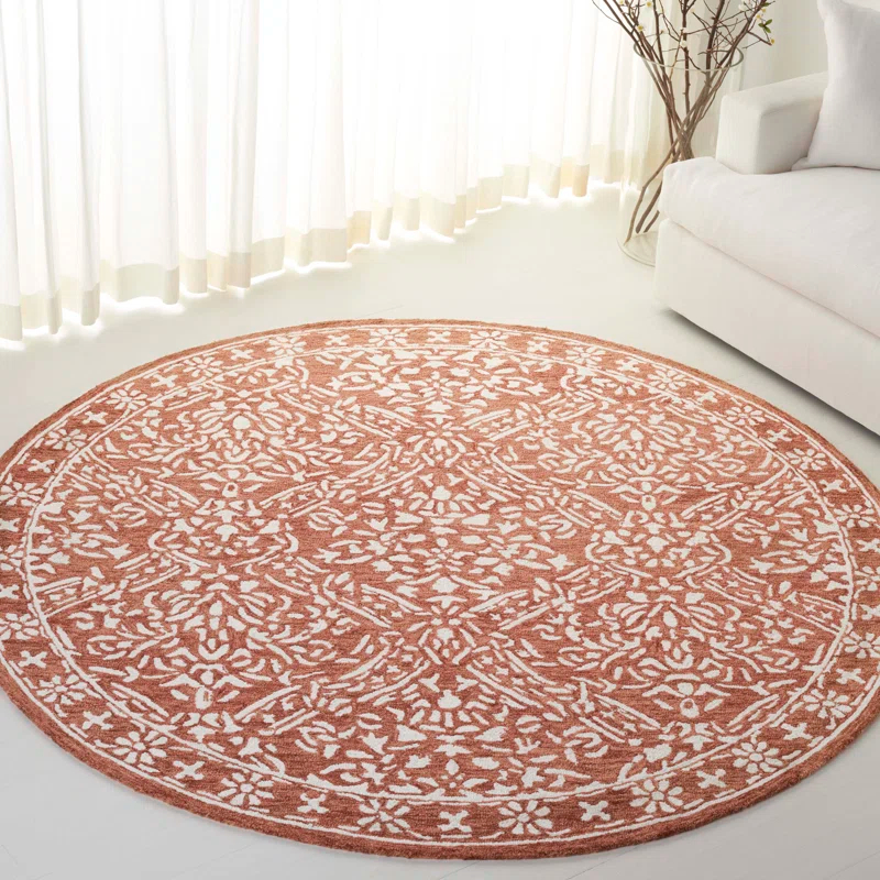 Olivier Lauren Ralph Lauren Hand Tufted Wool & Cotton Damask Rug