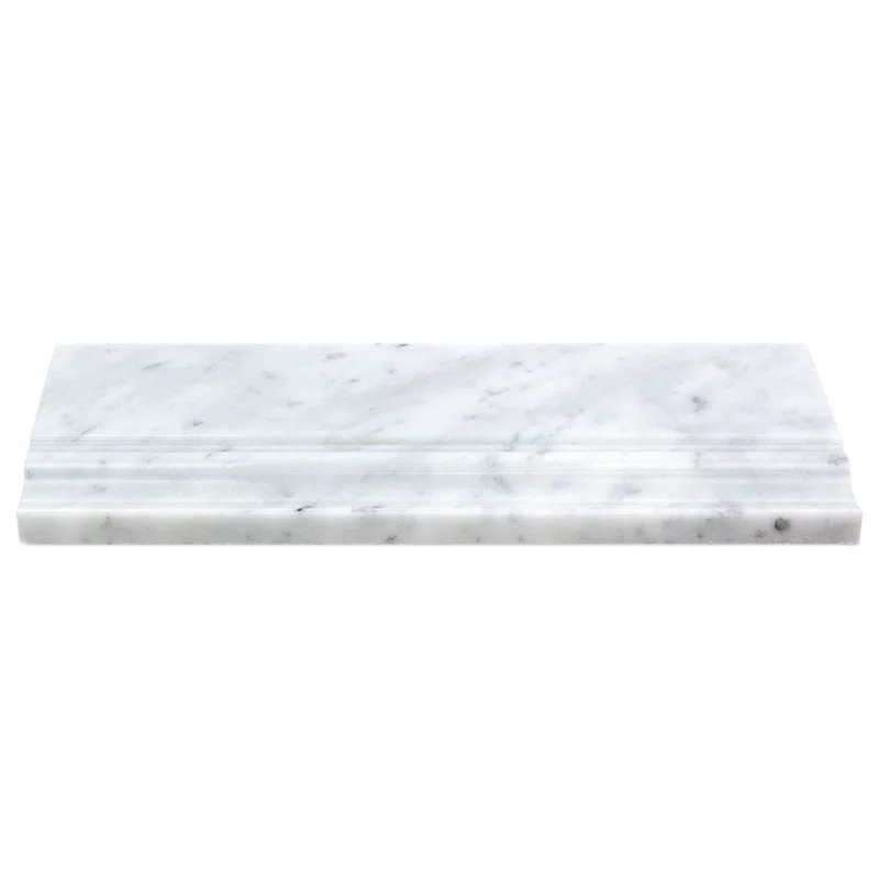 Bond Tile 12'' L x 4.75'' W Marble Tile Trim