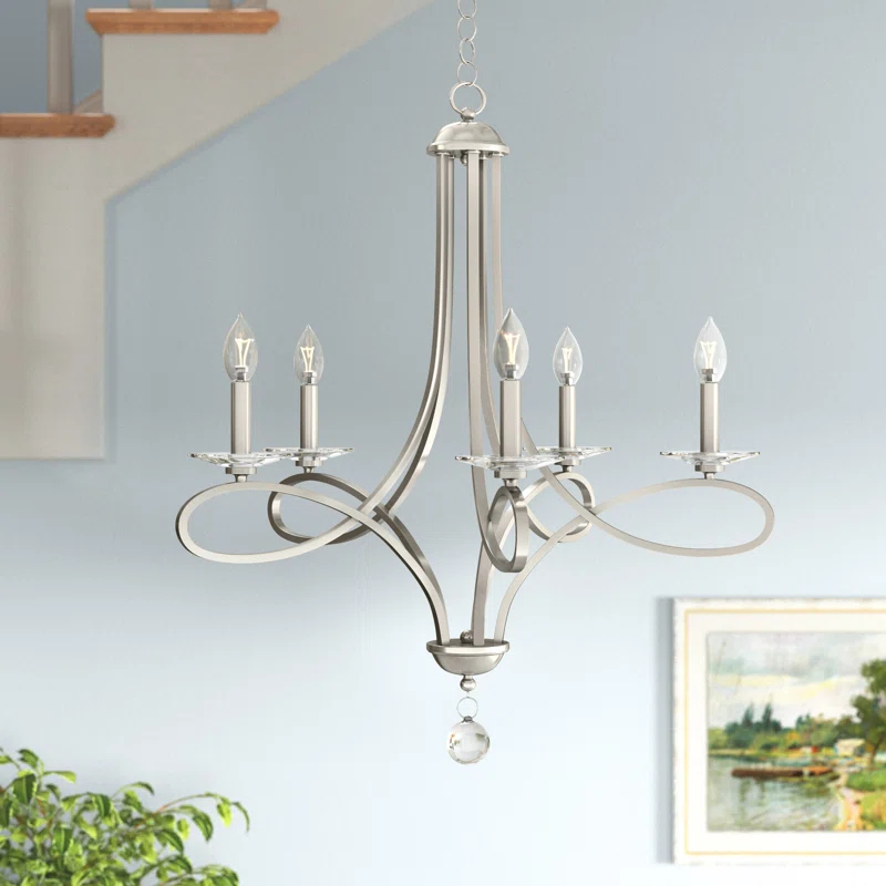 Kelly Clarkson Home Marilyn 5 - Light Dimmable Classic / Traditional Chandelier