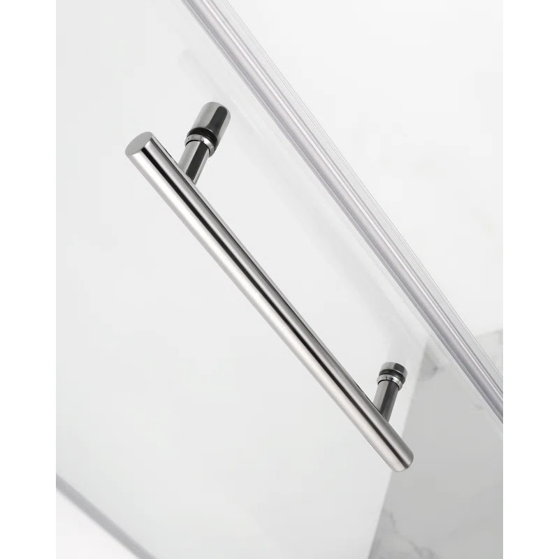 Aston SEN967EZ-CH-522238-10 Bromley Semi-frameless Rectangle Hinged Shower Enclosure