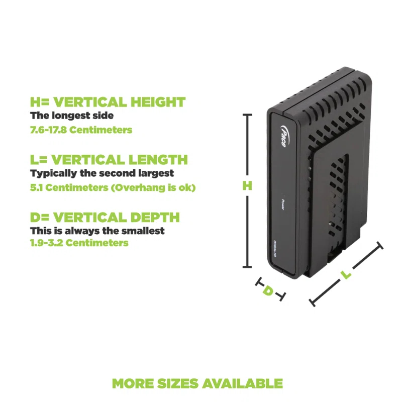 HIDEit Mounts HIDEit Uni-XS | Adjustable Extra Small Electronic Device Wall Mount