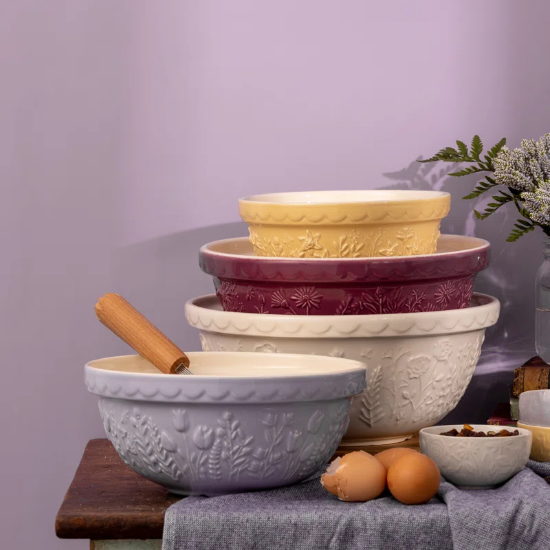 In The Meadow Earthenware Mixing Bowl