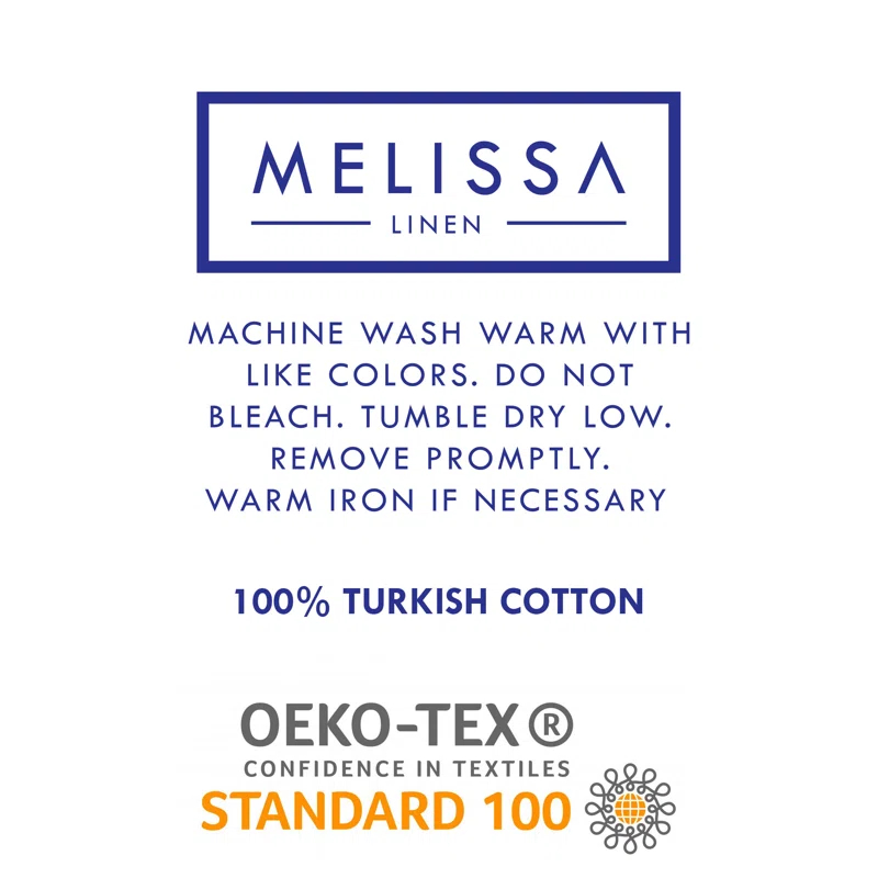 Melissa Linen Turkish Cotton Hand Towels (Set of 2)