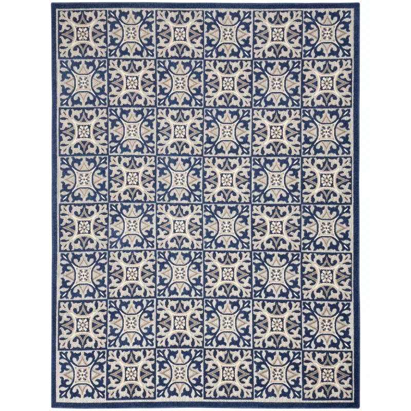 Lark Manor™ Isalia Geometric Indoor / Outdoor Rug