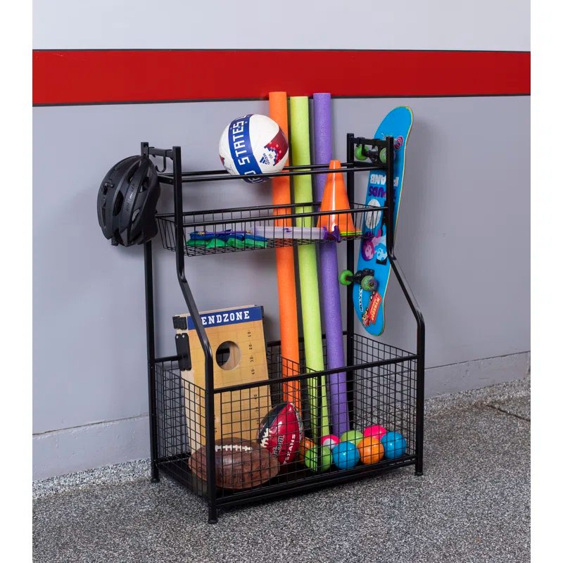 BirdRock Home 11439 Metal Freestanding Multi-Use Sports Rack