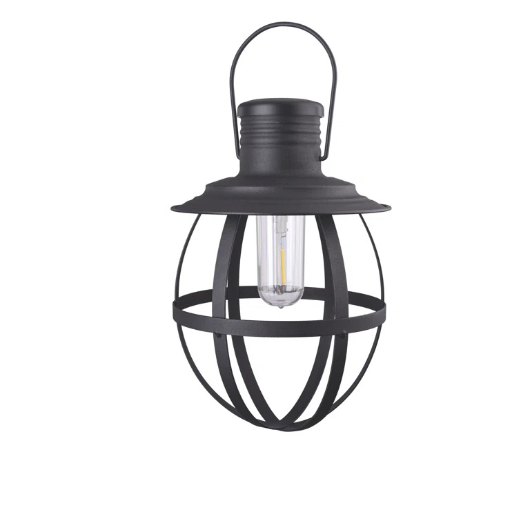 Xodus Innovations 12'' Battery Powered Integrated LED Outdoor Lantern