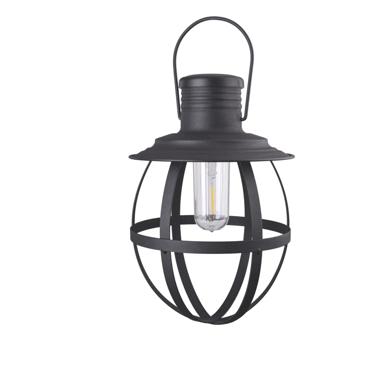 Xodus Innovations 12'' Battery Powered Integrated LED Outdoor Lantern