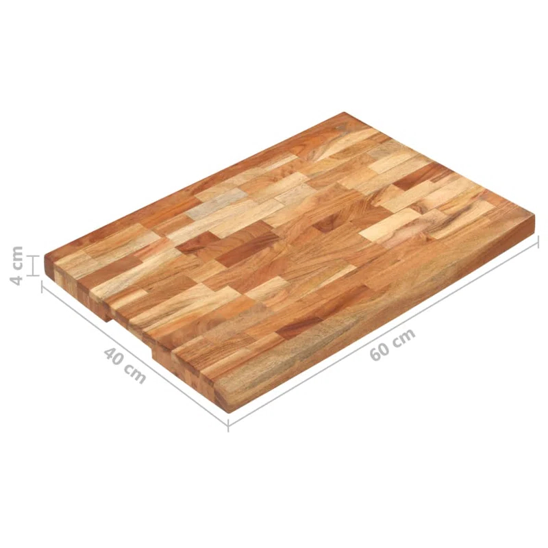 vidaXL VidaXL Chopping Board Cutting Board Kitchen Worktop Saver Solid Wood Acacia