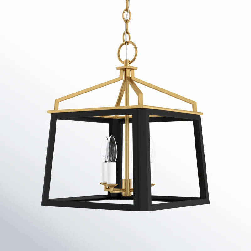 Birch Lane™ 4 - Light Dimmable Lantern Geometric Chandelier
