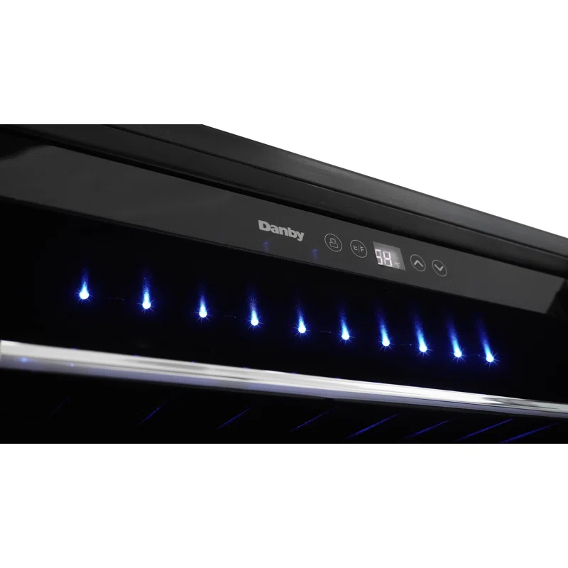 Danby Danby Single Zone 23.8'' Built-In 60 Bottle Wine Refrigerator with Reversible Door
