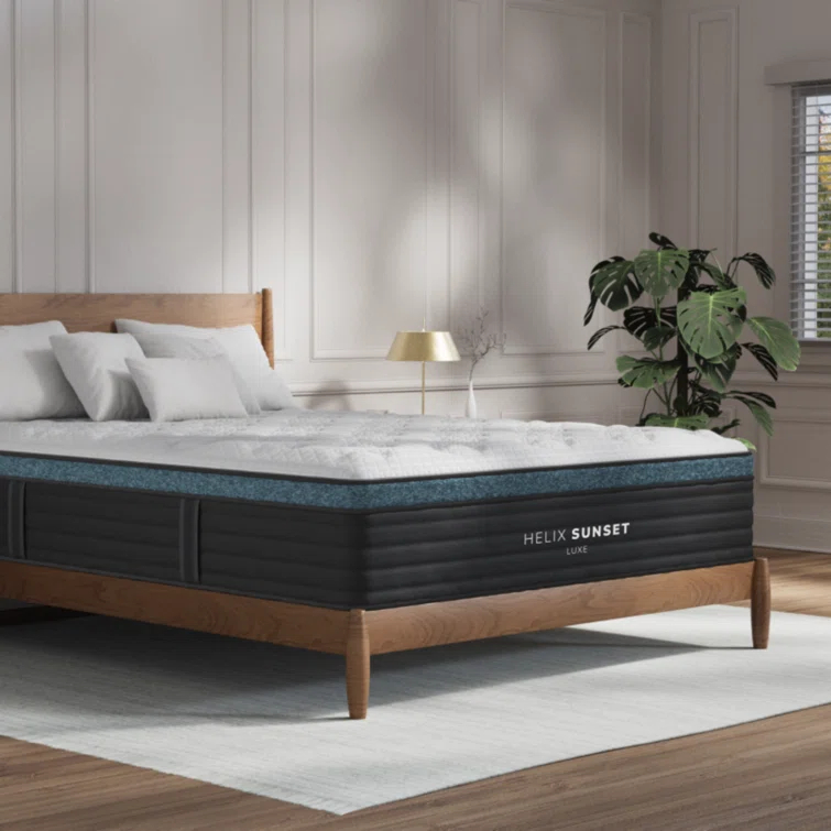 Helix Mattress Helix Sunset Luxe 13" Soft Hybrid Mattress with GlacioTex Cooling Pillowtop