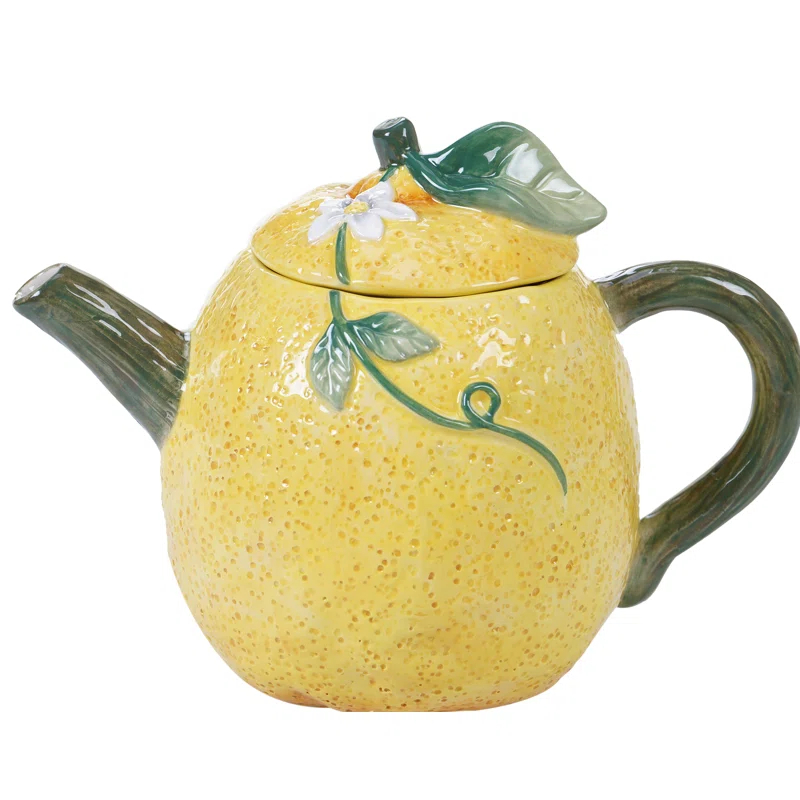 Certified International Certified International Citron 3-D Lemon Teapot