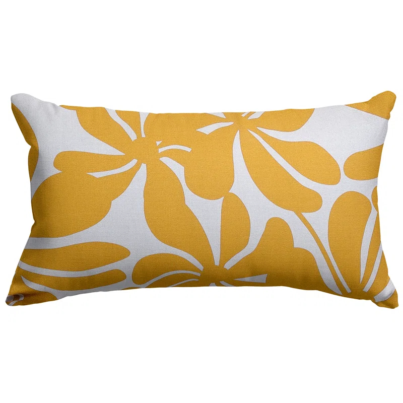 Majestic Home Goods Plantation Floral Indoor/Outdoor Reversible Throw Pillow
