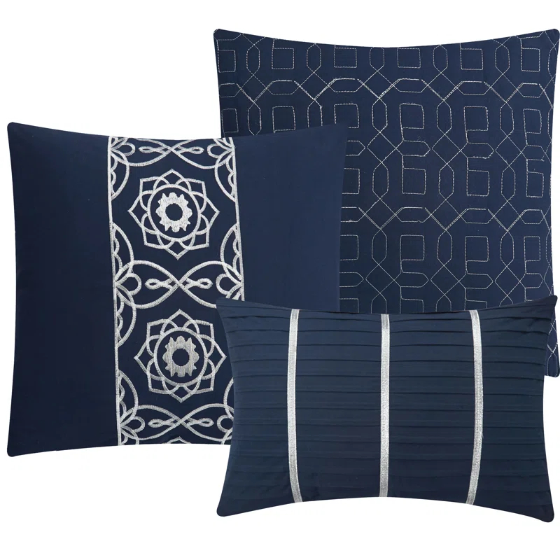 Nanshing America, Inc Tonya Microfiber 6 Piece Comforter Set