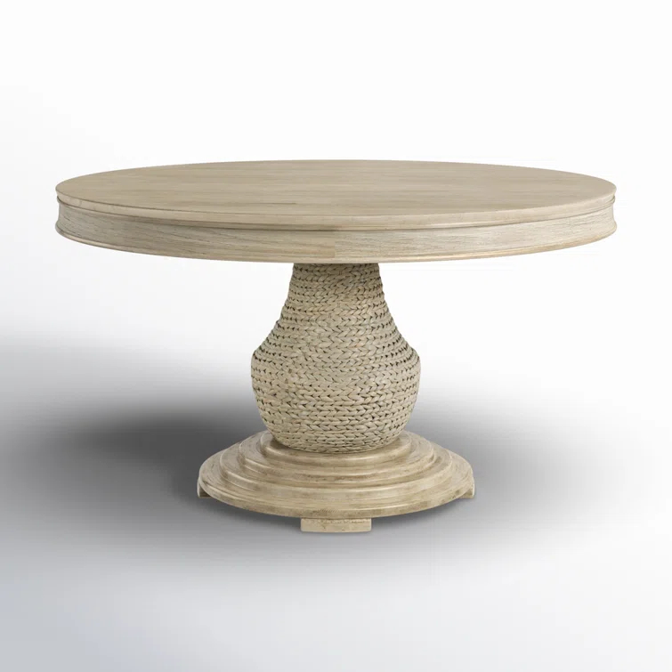 August Grove® Dealmeida Oak Round Dining Table