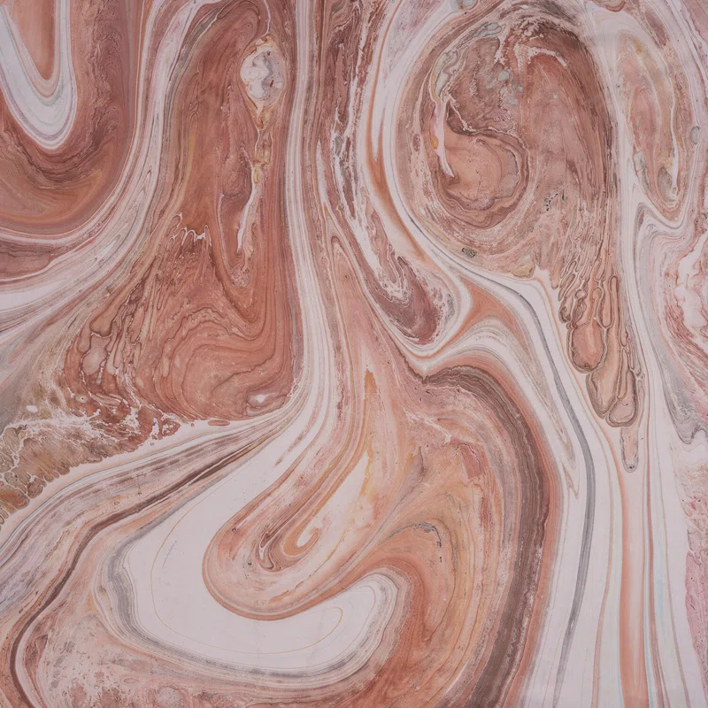 THE ART OF MARBLING Polyester Box Cushion Futon Slipcover