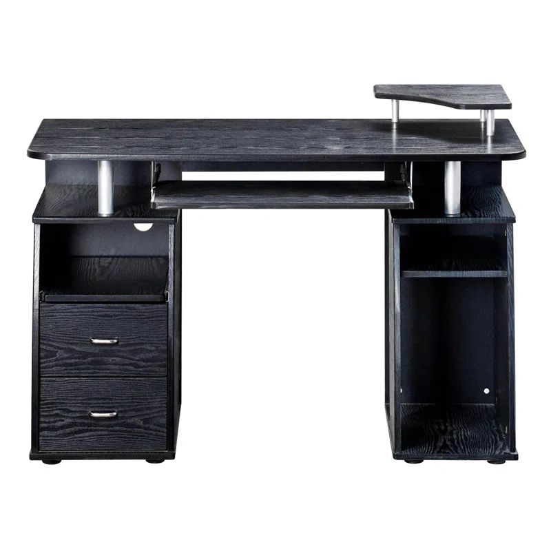 Hokku Designs Techni Mobili Complete Computer Workstation Desk With Storage