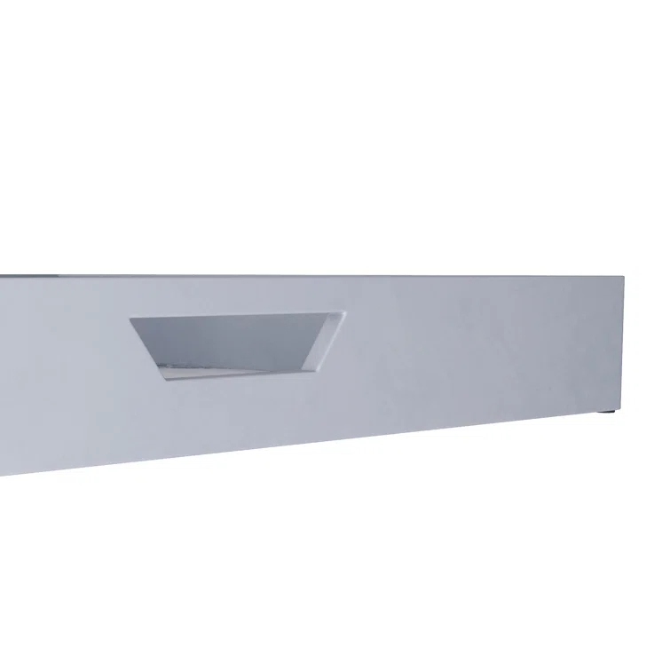 Slate Blue Mosaic Wood Tray with Handles