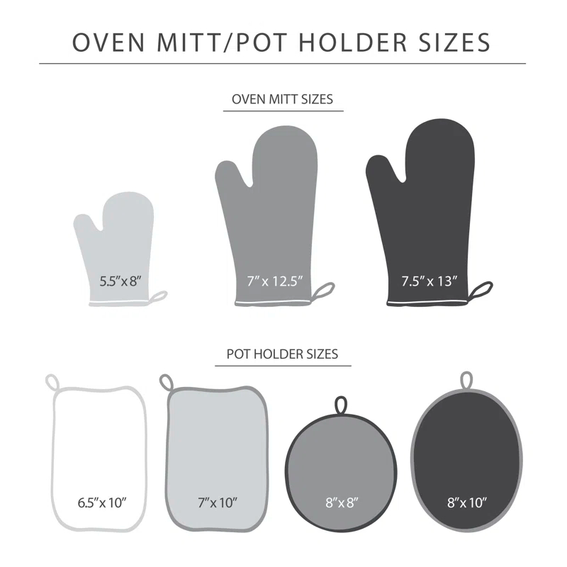 KitchenAid® KitchenAid Asteroid Solid Textured Mini Oven Mitt (Set of 2)