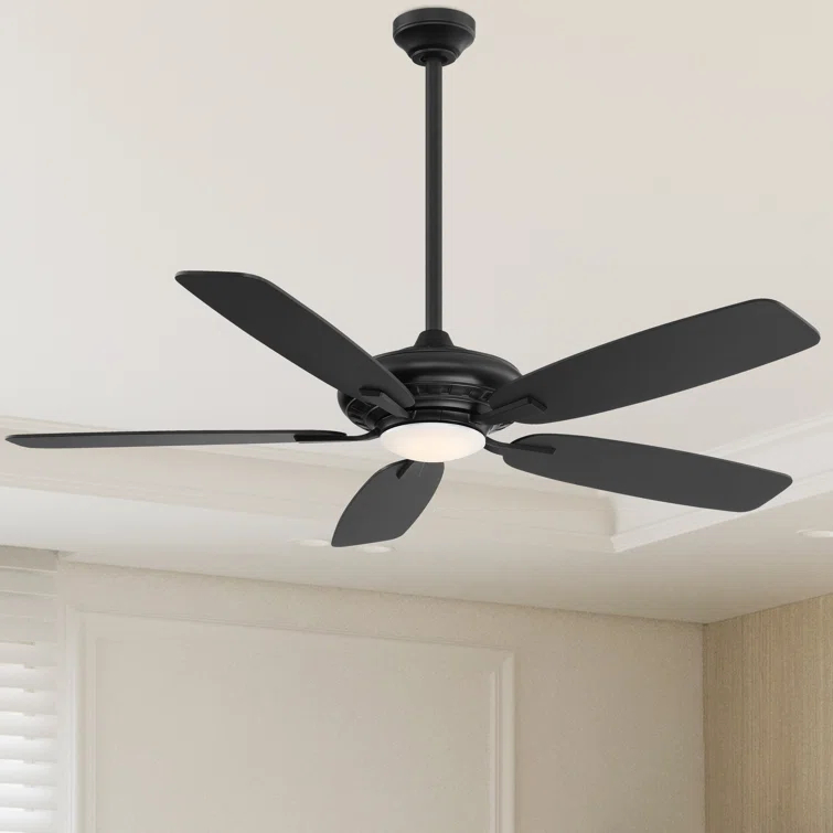 Minka Aire 52'' Laskintown 5 - Blade LED Standard Ceiling Fan with Remote Control and Light Kit Included