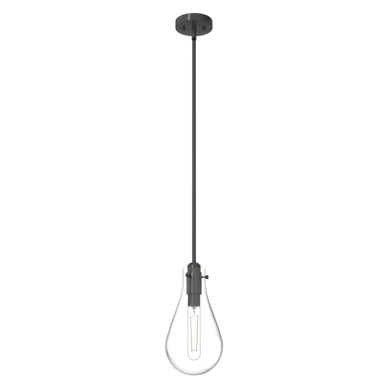 Hunter Fan Lundin 1 - Light Single Tear Drop Pendant