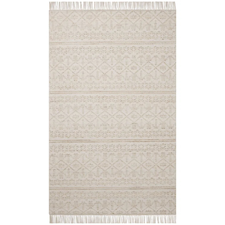 Angela Rose x Loloi Reversible Rivers Sand / Ivory Area Rug & Reviews | Wayfair