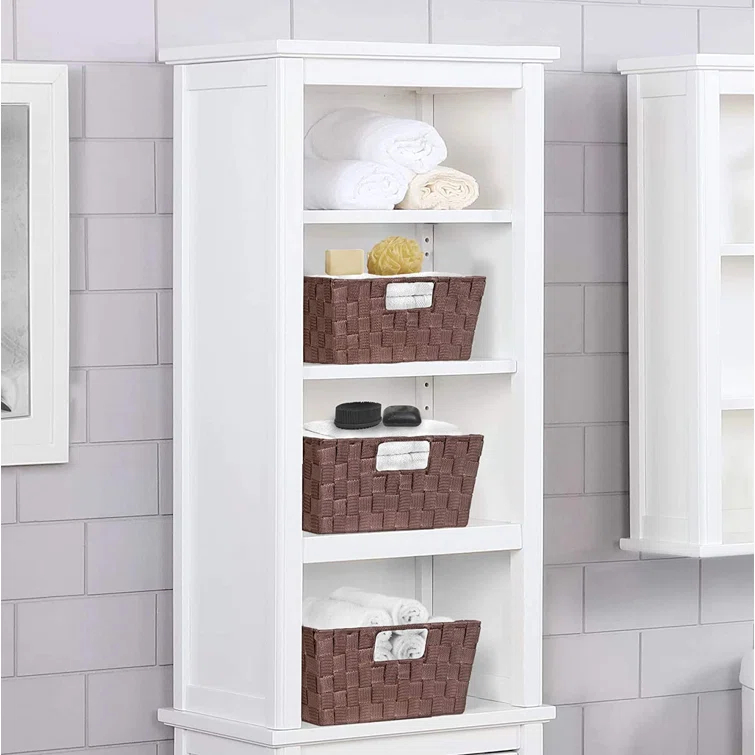 Sorbus Sorbus Stackable Wicker Tote Woven Basket with Handles 3 Pack