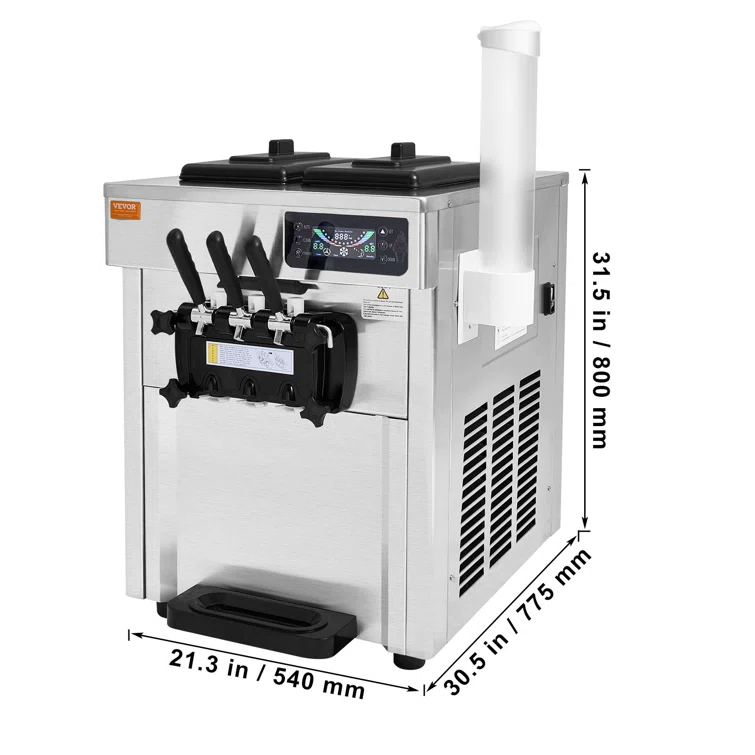 VEVOR VEVOR Soft Serve Ice Cream Machine Maker