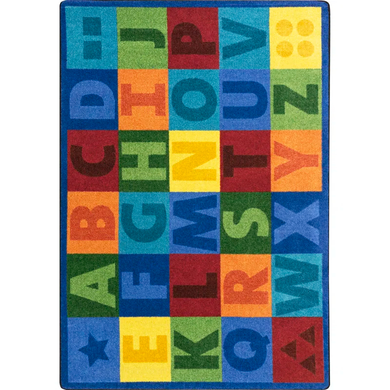 Joy Carpets Joy Carpets Colorful Learning Educational Area Rug