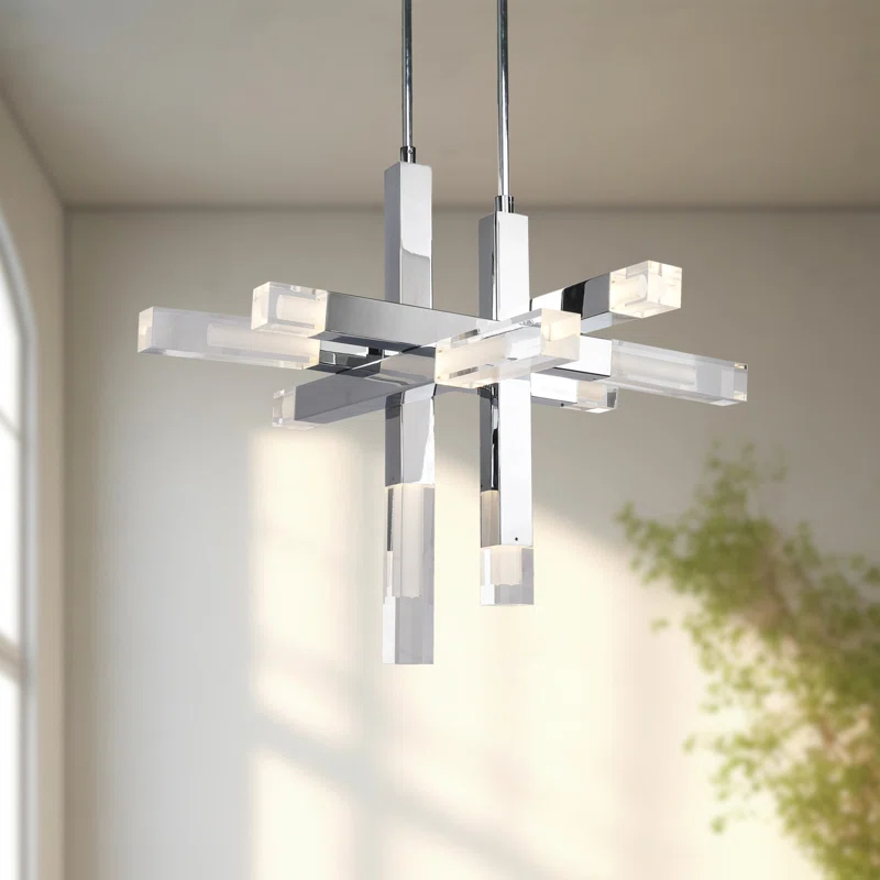 Kuzco Lighting Martelo - Light Polished Chrome LED Unique/Statement Pendant