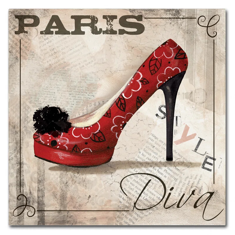 Trademark Fine Art Fiona Stokes-Gilbert " Paris Style " by Fiona Stokes-Gilbert