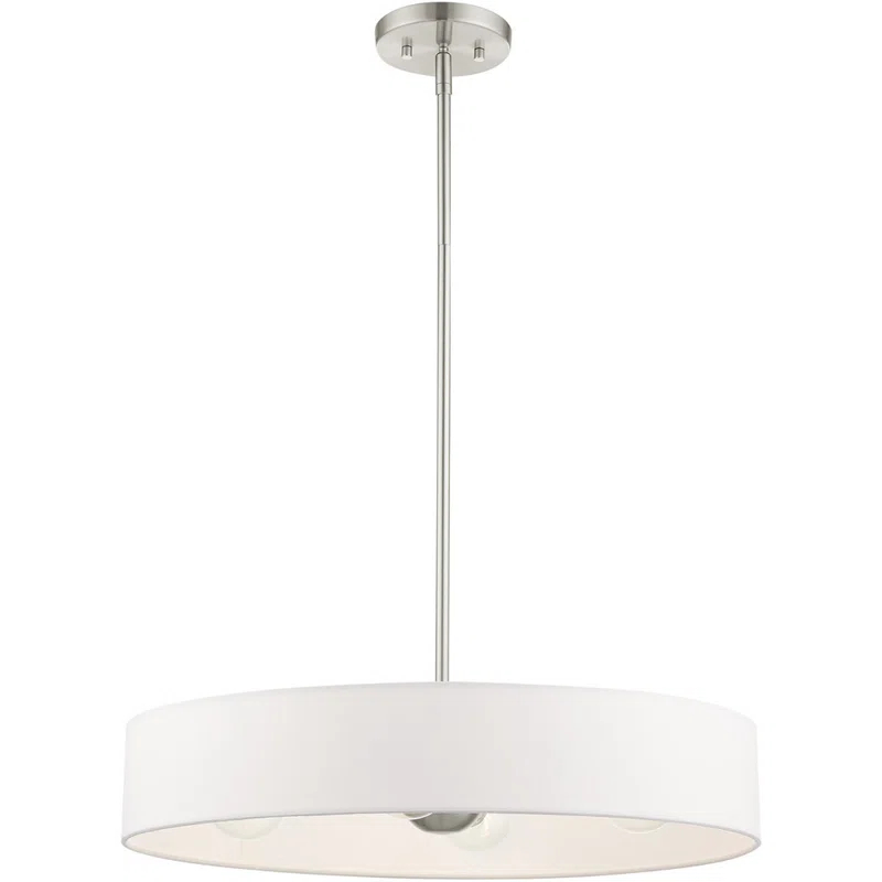 Lighting Lumens 4 - Light Dimmable Drum Chandelier