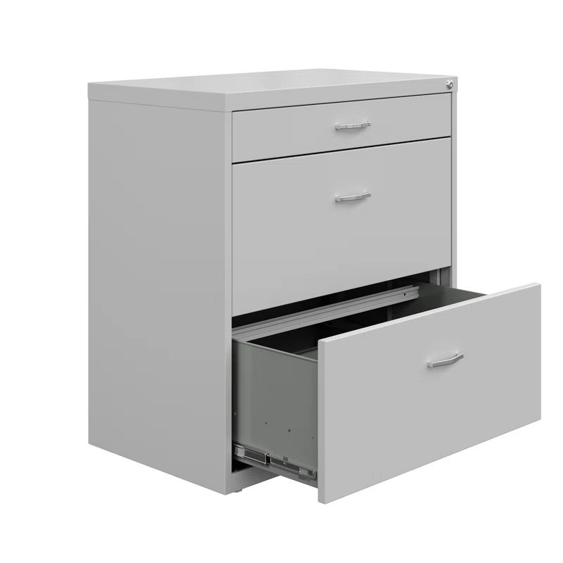 Inbox Zero Clete 30'' Wide 3 -Drawer Steel File Cabinet