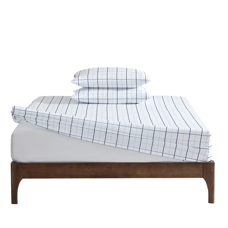 Nautica Microfiber Stripe Nautica Fitted Sheet and Standard Pillowcase Sets