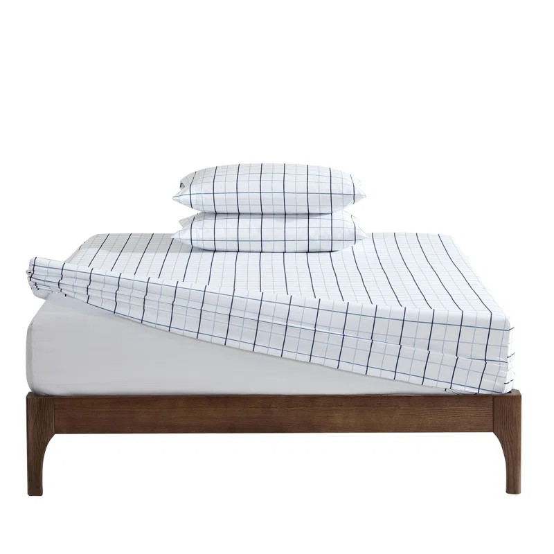 Nautica Microfiber Stripe Nautica Fitted Sheet and Standard Pillowcase Sets