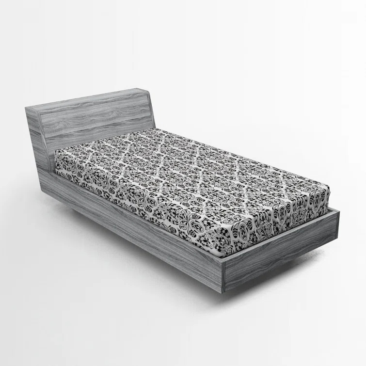 Ambesonne Microfiber Fitted Sheet