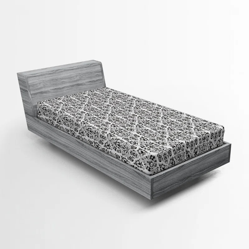 Ambesonne Microfiber Fitted Sheet