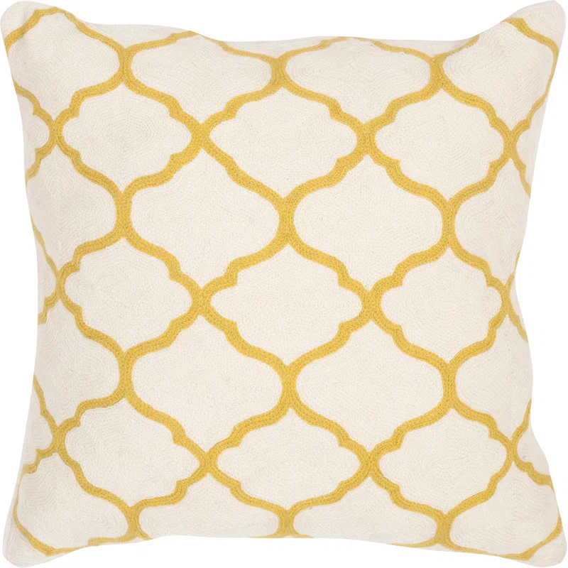 Safavieh Geometric Feather Reversible Throw Pillow (Set of 2)