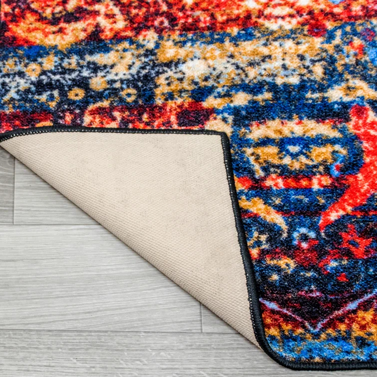 Bohemian Rustic Medallion Indoor Runner or Area Rug