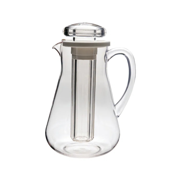 Service Ideas MWP Pitcher Plastic Pitcher with Ice Tube | Wayfair