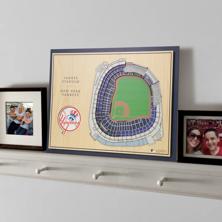 YouTheFan MLB 5-Layer StadiumViews 3D Wall Art