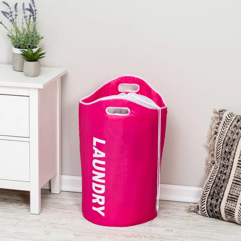 Rebrilliant Fabric Laundry Hamper with Handles